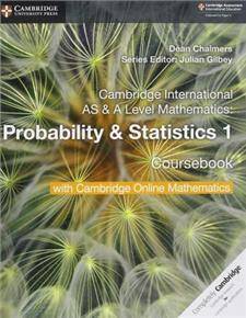 Cambridge International AS & A Level Mathematics Probability & Statistics 1 Coursebook with Cambridge Online Mathematics (2 Years)