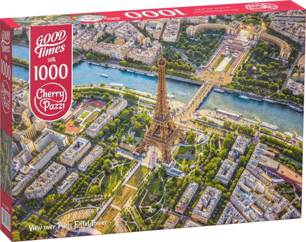 Puzzle 1000 Cherry Pazzi View over Paris Eiffel Tower 30189