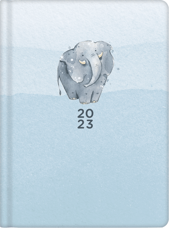 Kalendarz 2023 B6 tygodniowy Słoń