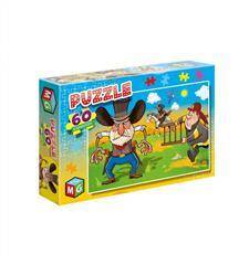 Puzzle Kowboje Strażacy 60 elementów