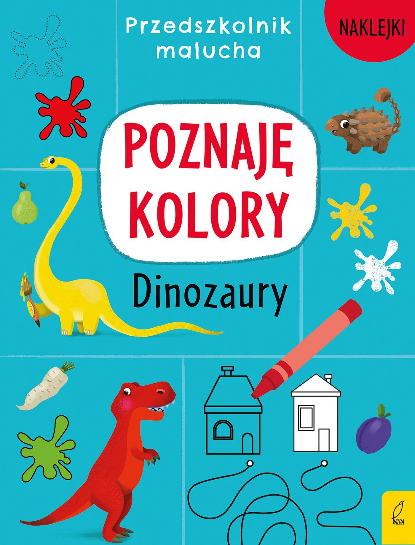 Przedszkolnik malucha. Poznaję kolory. Dinozaury