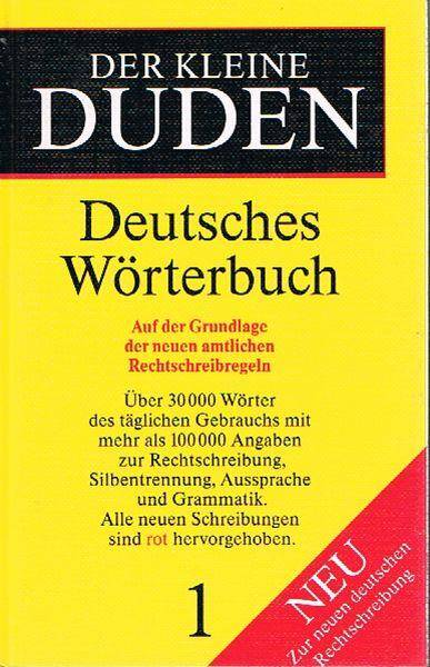 Der kleine Duden. Deutsches  worterbuch