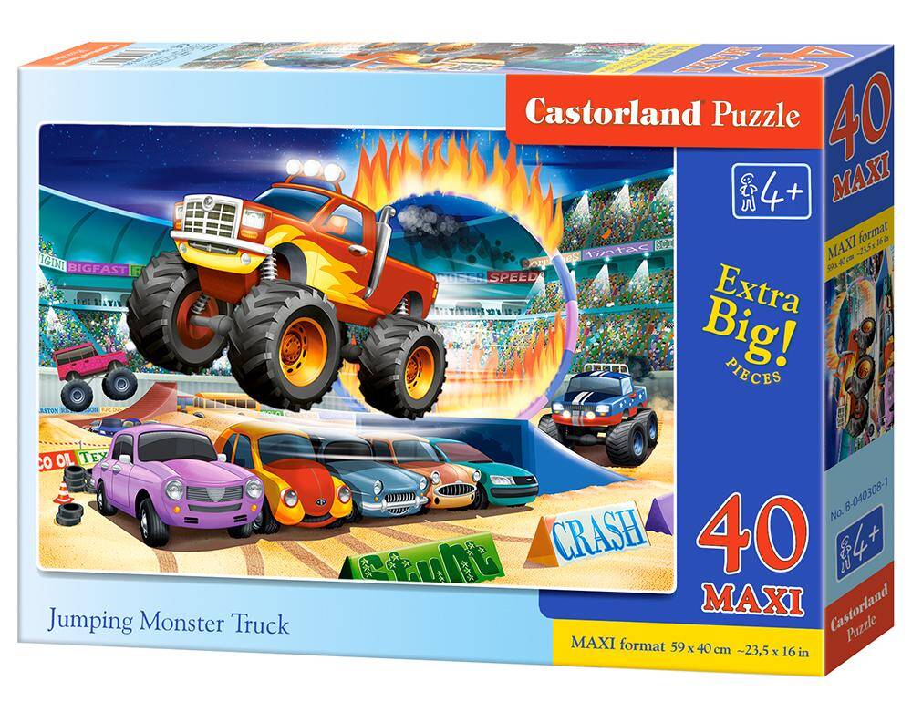 Puzzle 40 maxi Monster truck pokazy B-040308