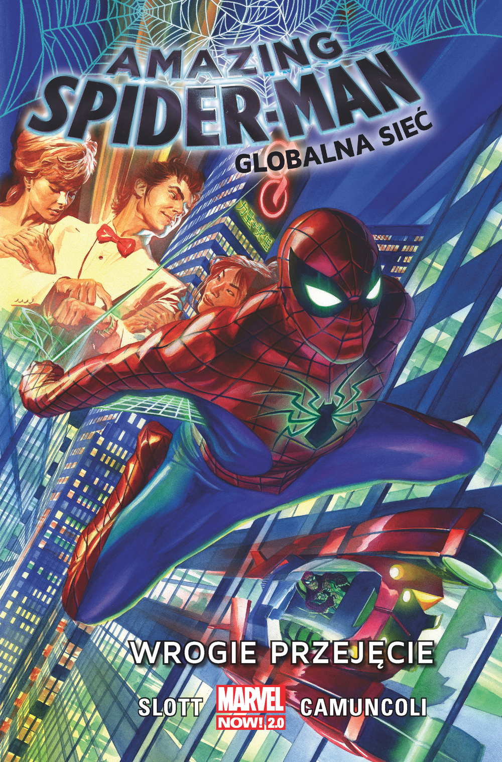 Wrogie przejęcie globalna sieć Amazing Spider-Man Tom 1 wyd. 2023