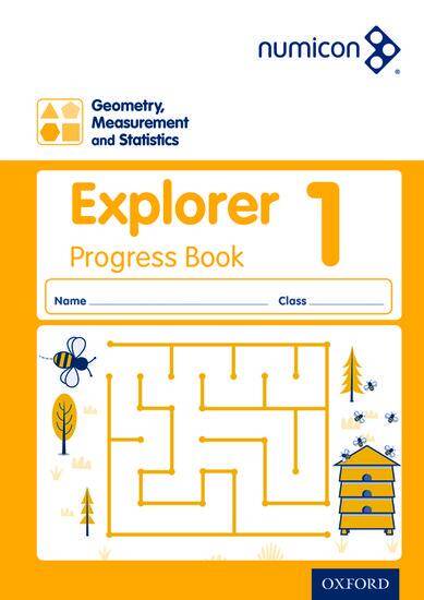 Numicon - Geometry, Measurement and Statistics 1 Explorer Progress Book Single