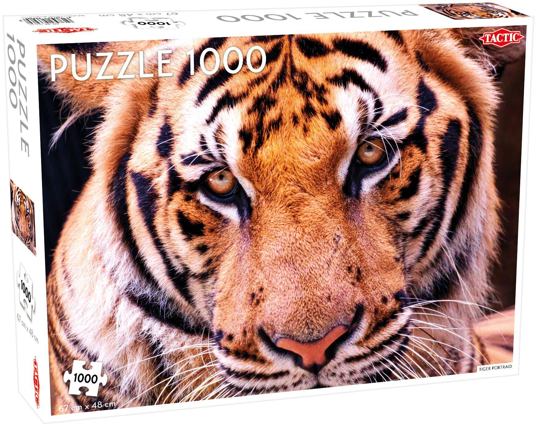 Puzzle 1000 Animals Tiger Portrait