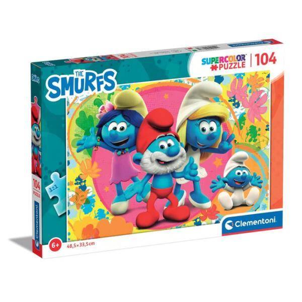 Clementoni Puzzle 104el Smerfy 25733