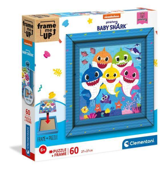 Clementoni Puzzle 60el Frame me up Baby Shark 38807