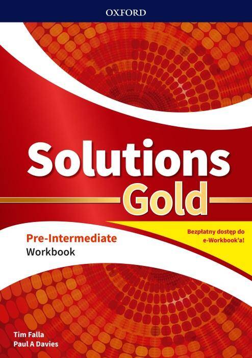 Solutions Gold Pre-Intermediate Workbook Zeszyt ćwiczeń z kodem do interaktywnego zeszytu ćwiczeń (Zdjęcie 2)