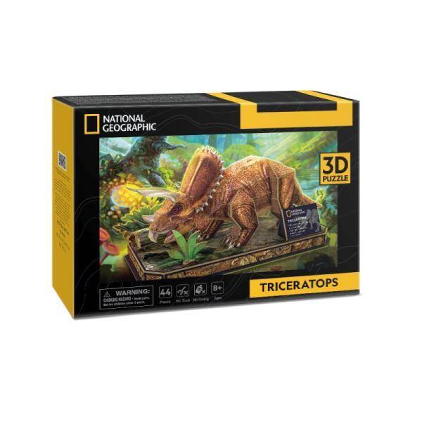 Puzzle 3D Triceratops National Geographic DS1052 Cubic Fun
