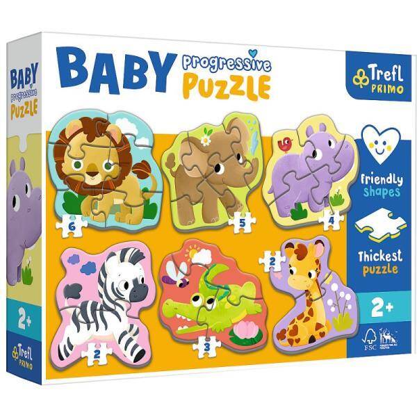 Puzzle Baby Progressive Safari 44002 Trefl