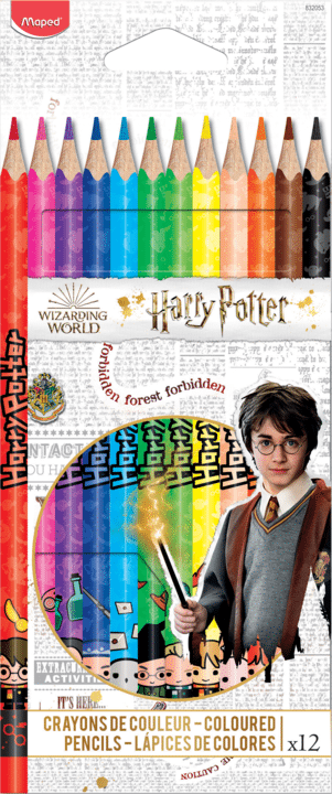 Kredki ołówkowe Harry Potter 12 kolorów