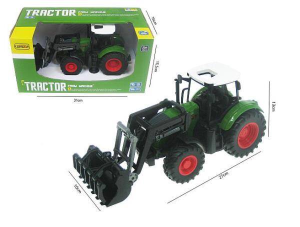 Traktor z osprzętem 27,5cm 9951