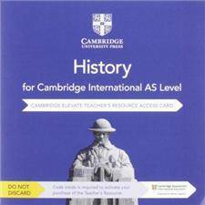 Cambridge International AS Level History Cambridge Elevate Teacher's Resource Access Card