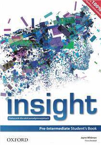 Insight Pre-Intermediate Students Book  (obecna + nowa podstawa programowa 2019)