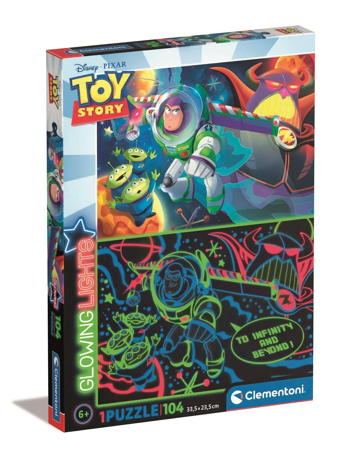 Puzzle 104 glowing Toy story 27549