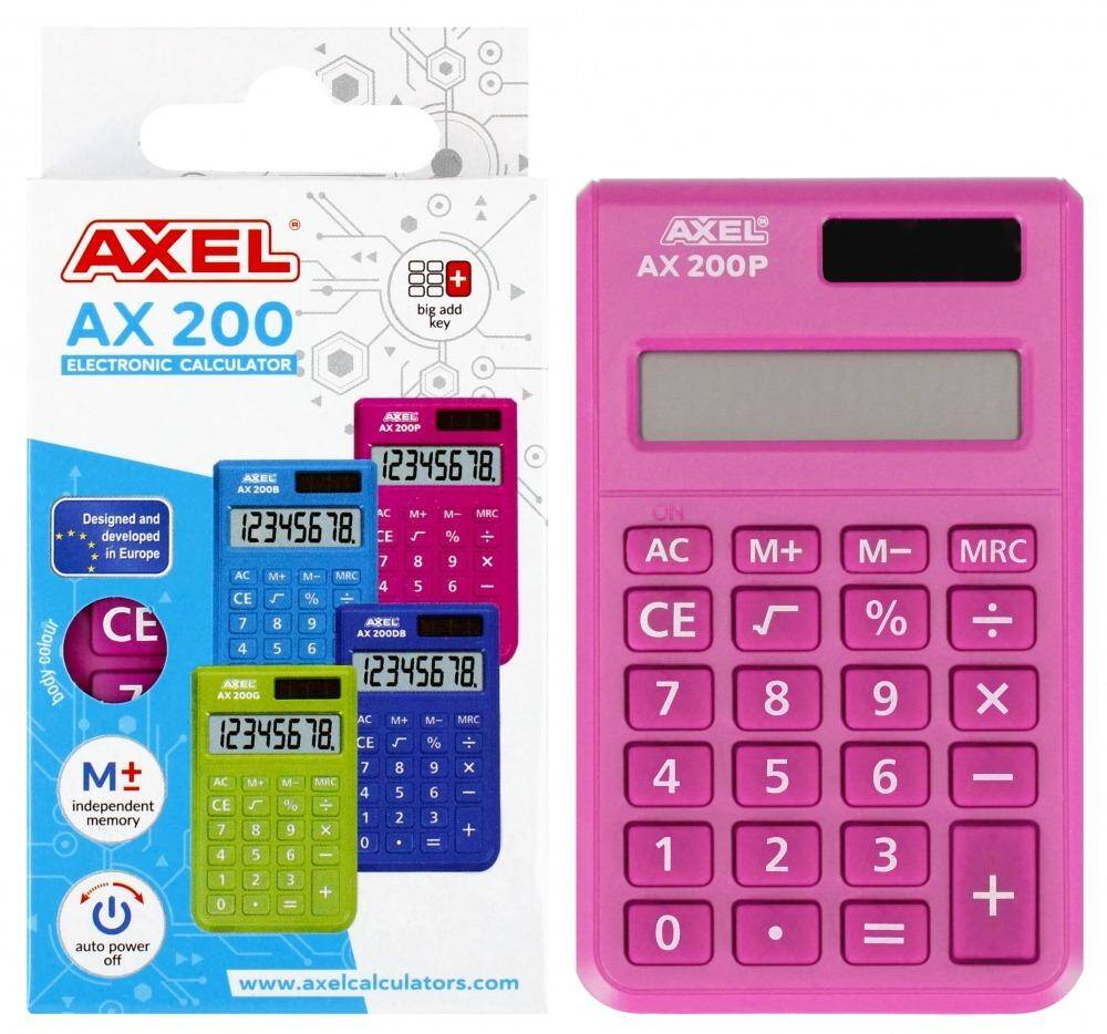 Kalkulator Axel AX-200P 8-cyfrowy