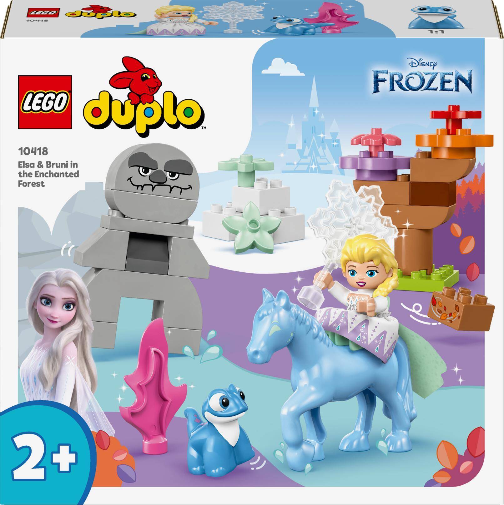 LEGO® 10418 DUPLO Elsa i Bruni w Zaczarowanym Lesie (31 el.)