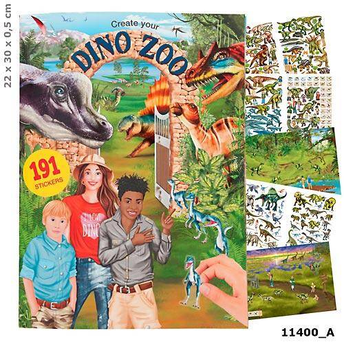 Zestaw z naklejkami Dino Zoo 11400A