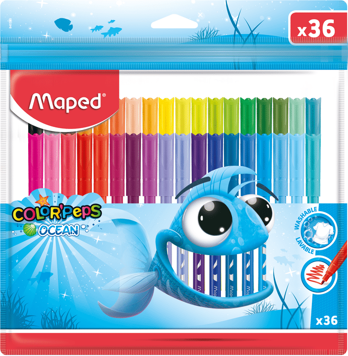Flamastry Maped colorpeps ocean 36 kolorów