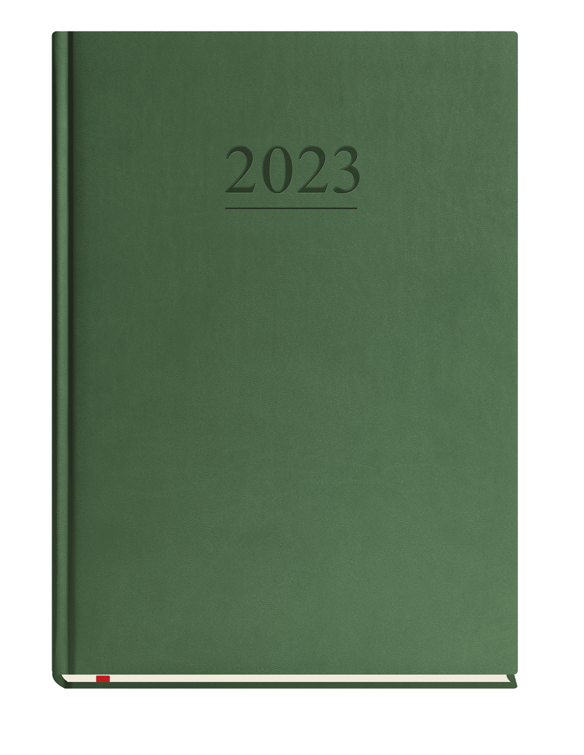 Terminarz 2023 Uniwersalny ciemno zielony