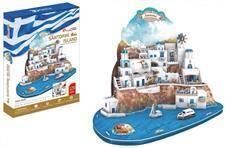 Puzzle 3D Wyspa Santorini 129 elementów