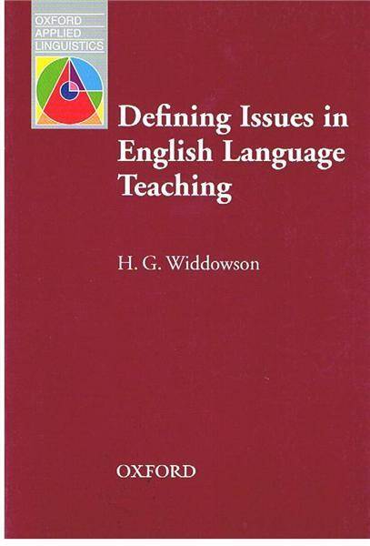 Oxford Applied Linguistics: Defining Issues in English Language Teaching