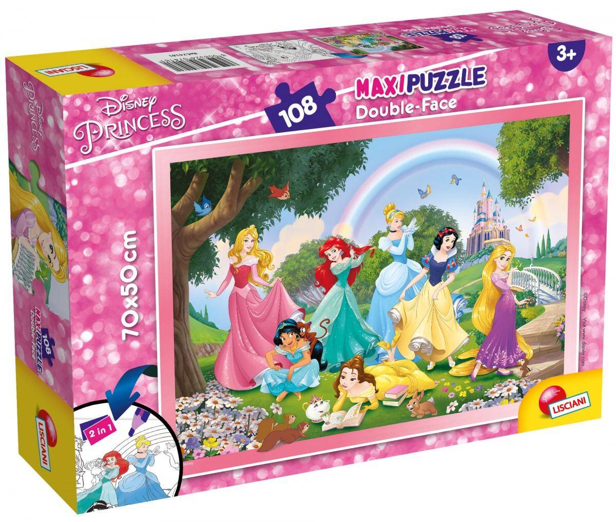 Puzzle 108 maxi double-face Princess 2 304-74181
