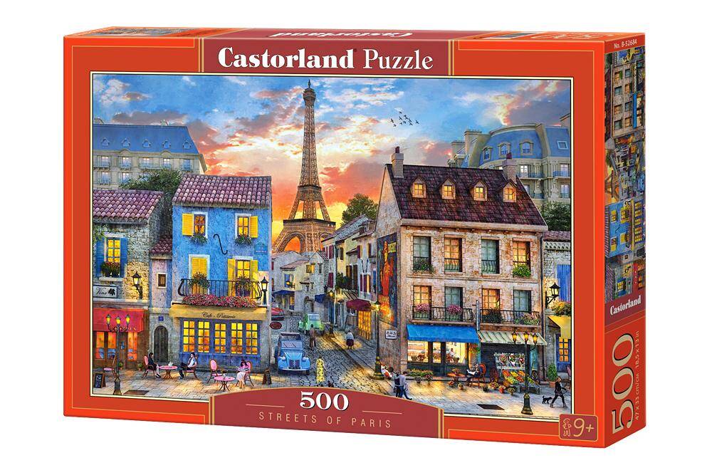 Puzzle 500 el B 52684 Ulice w Paryżu