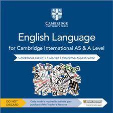 Cambridge International AS and A Level English Language Cambridge Elevate Teacher's Resource Access Card
