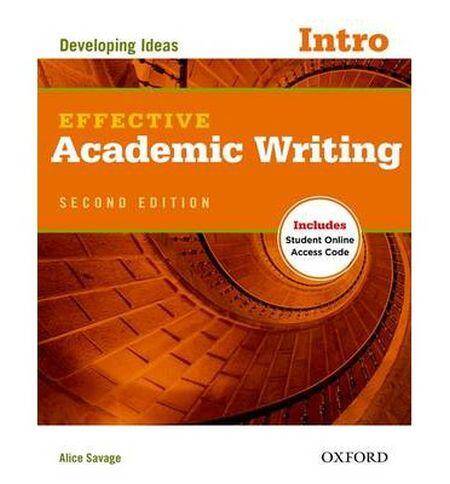 Effective Academic Writing 2E Intro SB with access code
