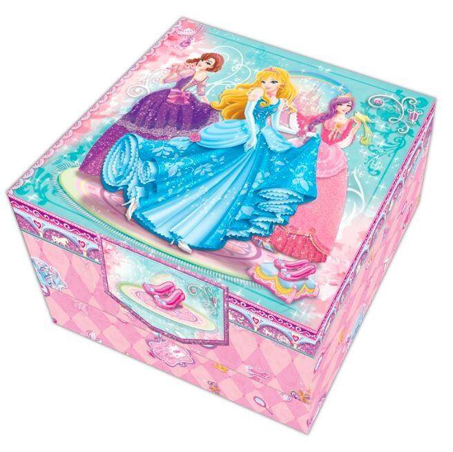 Zestaw artystyczny w pudełku z szufladkami Księżniczki