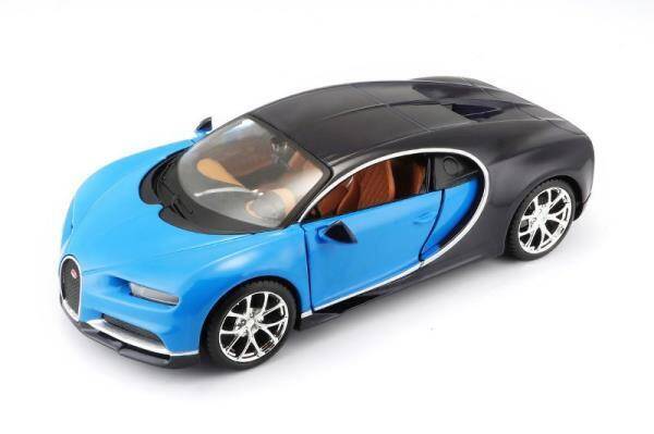 MAISTO 39514-60 Bugatti Chiron niebieski 1:24 do składania