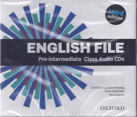 English File Third Edition Pre-intermediate Class Audio CDs (5)