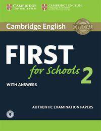 Cambridge English: First (FCE4S) for Schools 2 Student's Book with Answers & Audio Download