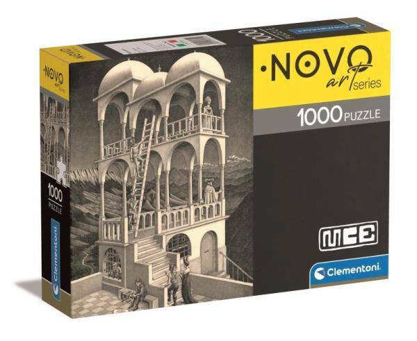 Clementoni Puzzle 1000el Compact Art Collection - M. C. Escher, “Belvedere” 39754