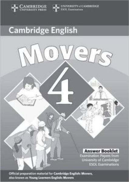 Cambridge Young Learners English Tests Movers 4 Answer Booklet