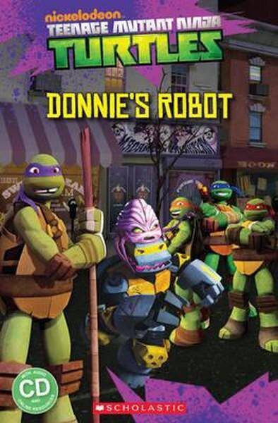 Popcorn Readers Teenage Mutant Ninja Turtles: Donnie's Robot Reader + Audio CD