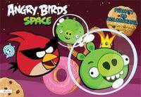 Angry Birds Space. Plakaty do kolorowania z naklejkami.
