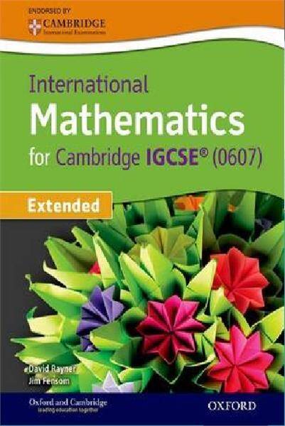 International Mathematics for Cambridge IGCSE 2013