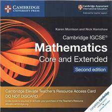 Cambridge IGCSEA Mathematics Core and Extended Cambridge Elevate Teacher's Resource Access Card