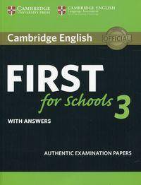 Cambridge English First for Schools 3 with answers