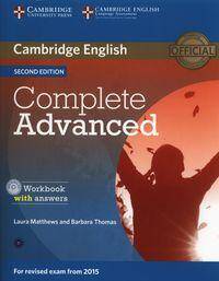 Complete Advanced 2ed. Workbook with key + Audio CD