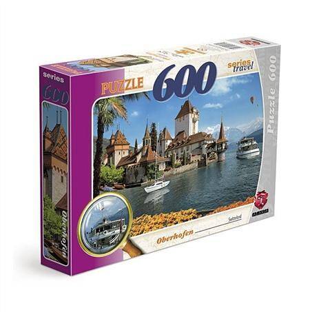 Puzzle 600 Jezioro-zamek