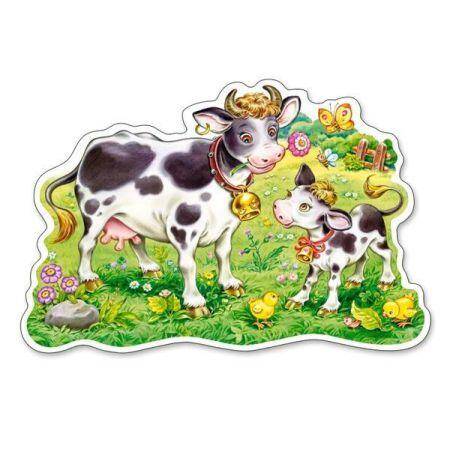 Puzzle 12 el. B-120062 Krowy na łące