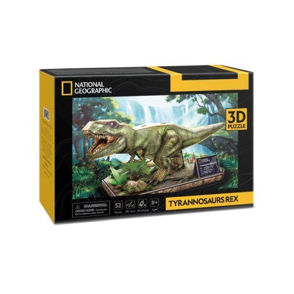 Puzzle 3D Dinozaur Tyrannosaurs Rex National Geographic DS1051 Cubic Fun