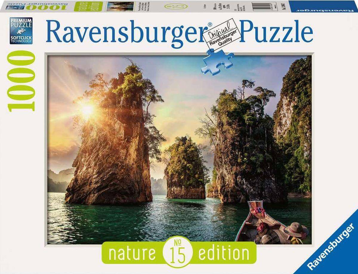 Puzzle 2D 1000 Trzy skały w Cheow Tajlandia 13968