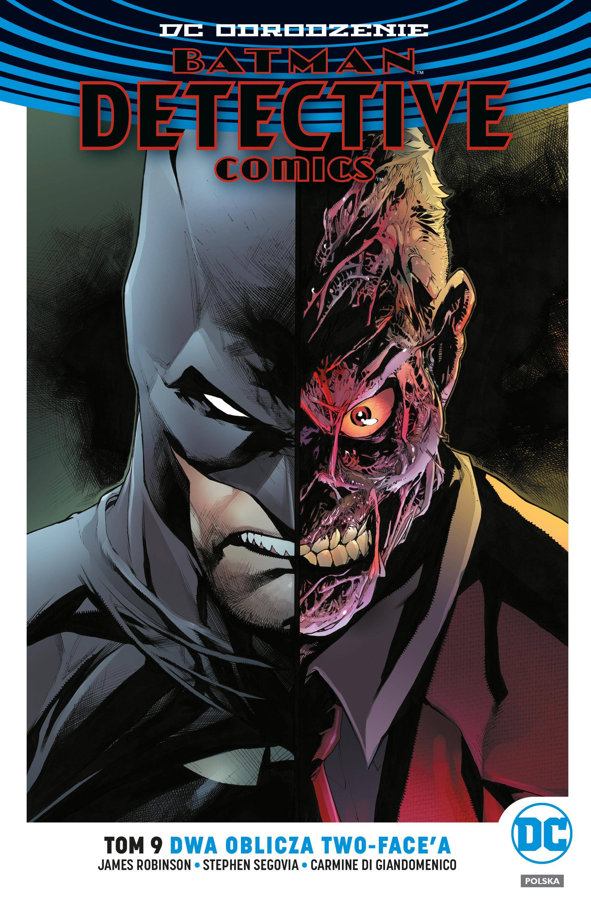 Dwa oblicza two-facea Batman detective comics Tom 9