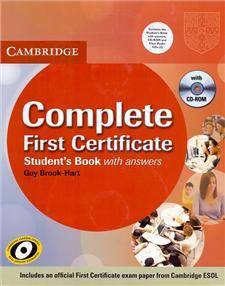 Complete First Certificate Student's Book Pack