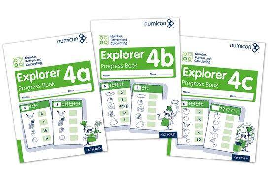 Numicon - Explorer Progress Books 4 A/B/C Mixed pack of 30